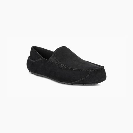 UGG Upshaw Black Slippers for Men (GHXR53479)